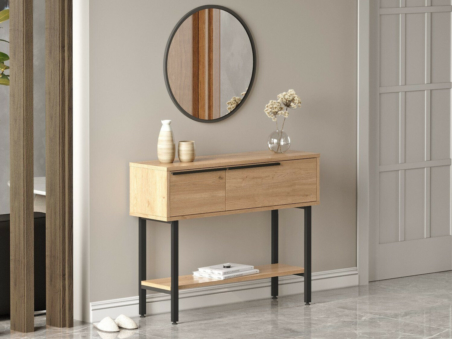 Konzolna miza Fertore 111 (Oreh)