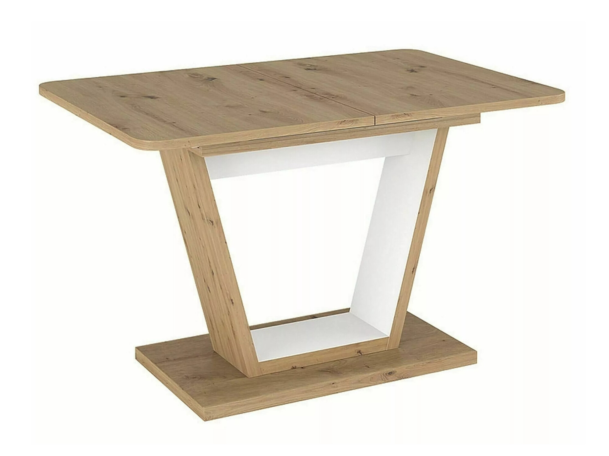 Miza Detroit 135 (Artisan hrast + Bela)