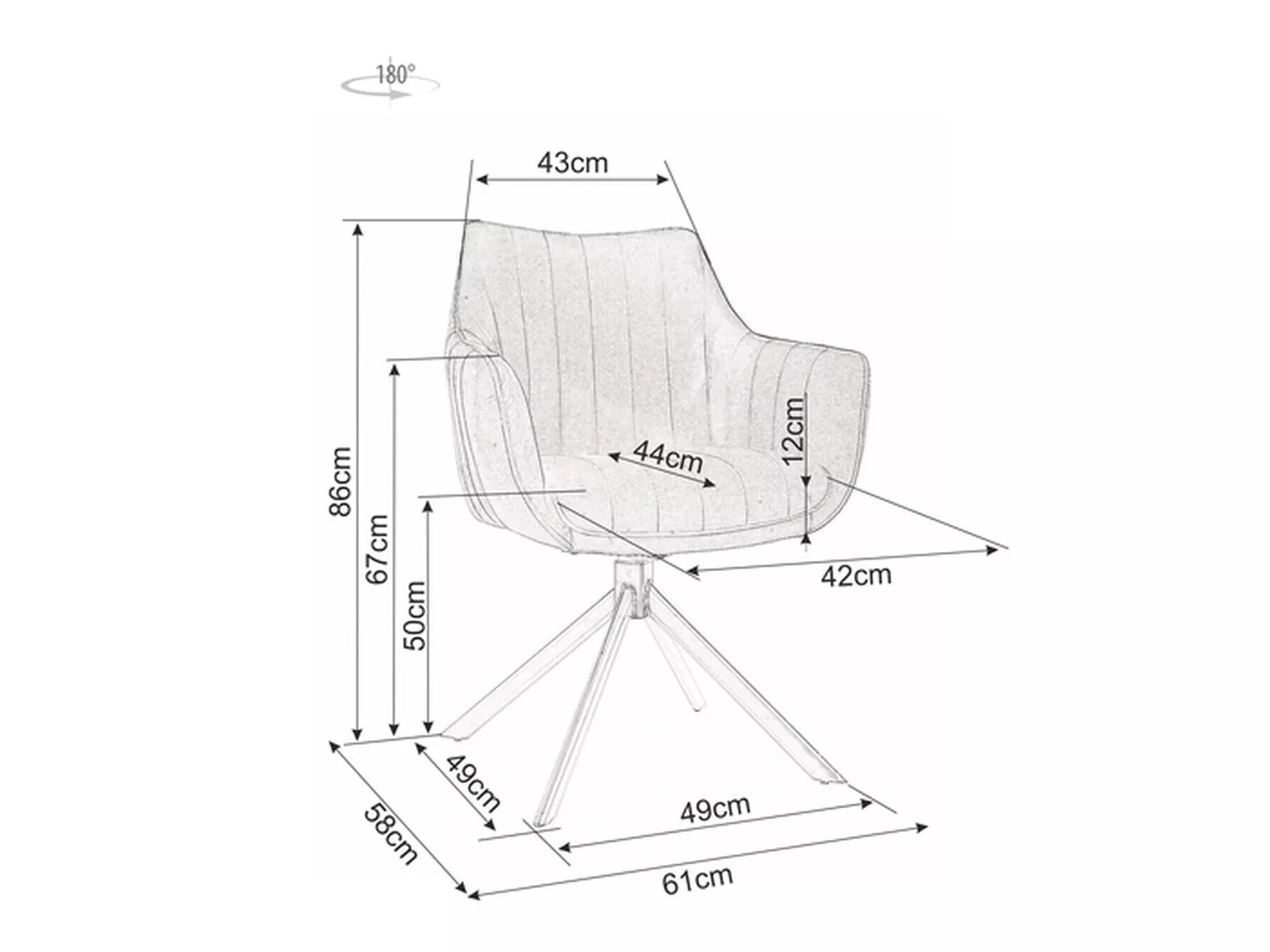 Stol Detroit 134 (Bluvel 19)