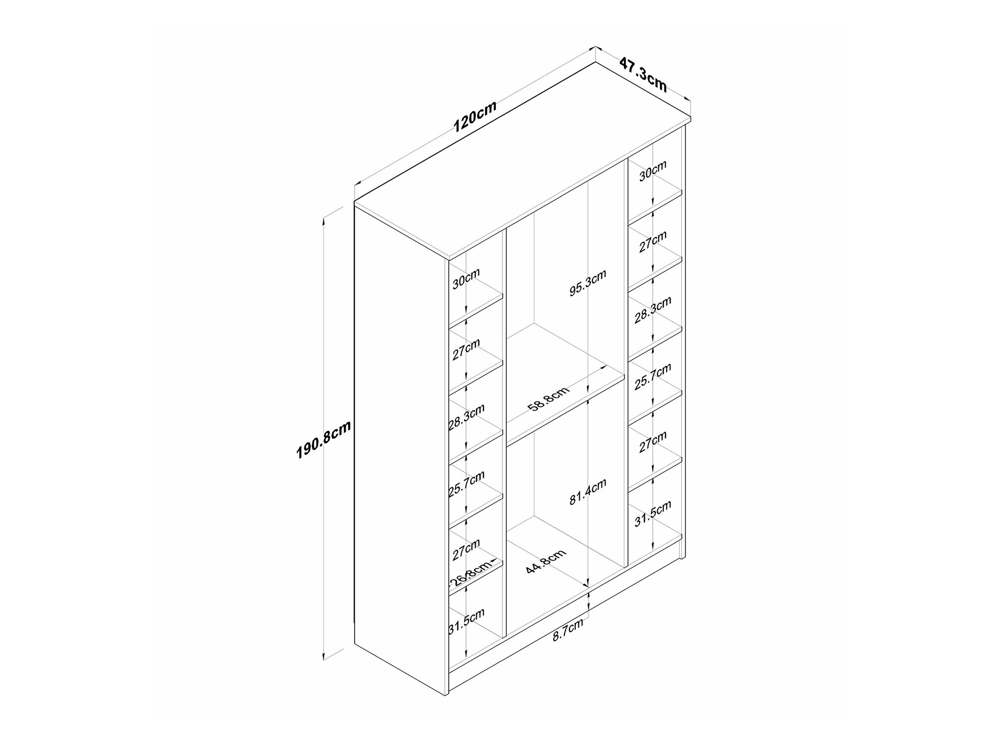 Garderobna omara Camlare 105