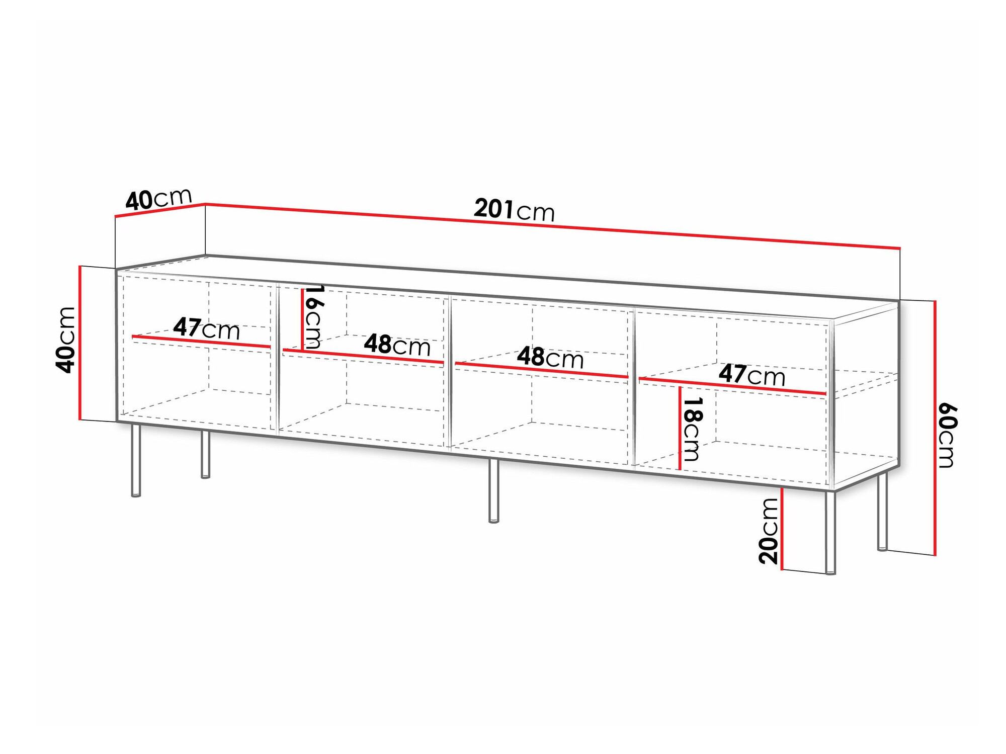 TV-omarica Monciru 103 (Bela)