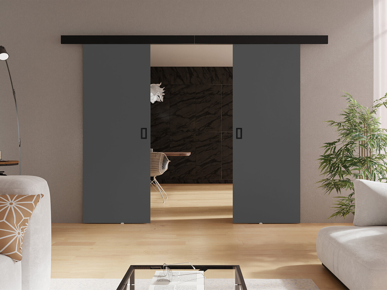 Drsna vrata Dover 199 (Grafit)