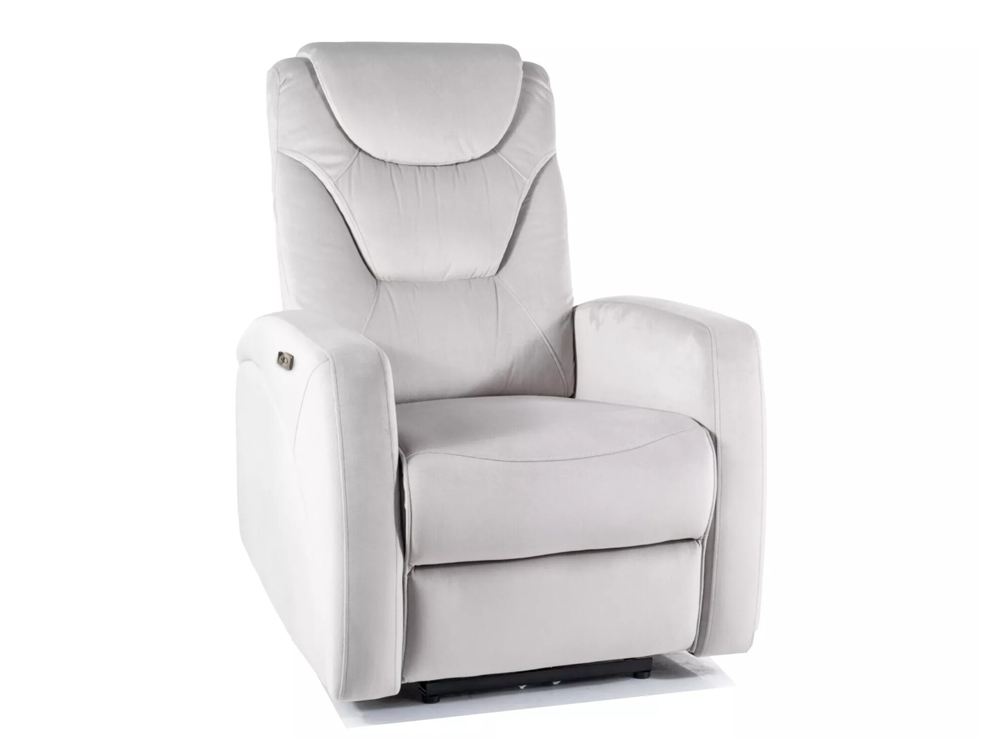 Fotelj s počivalnikom Detroit 167 (Svetlo siva)