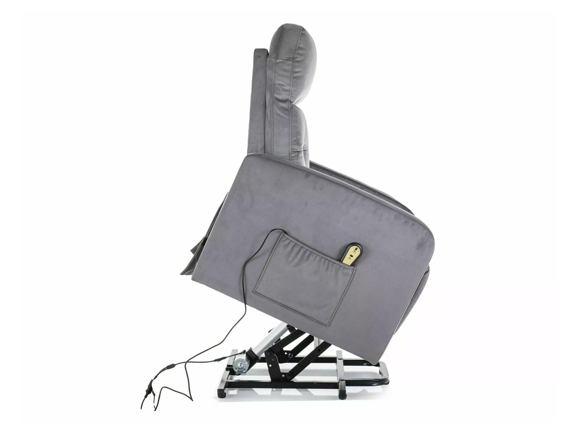 Fotelj s počivalnikom Detroit 197 (Siva)