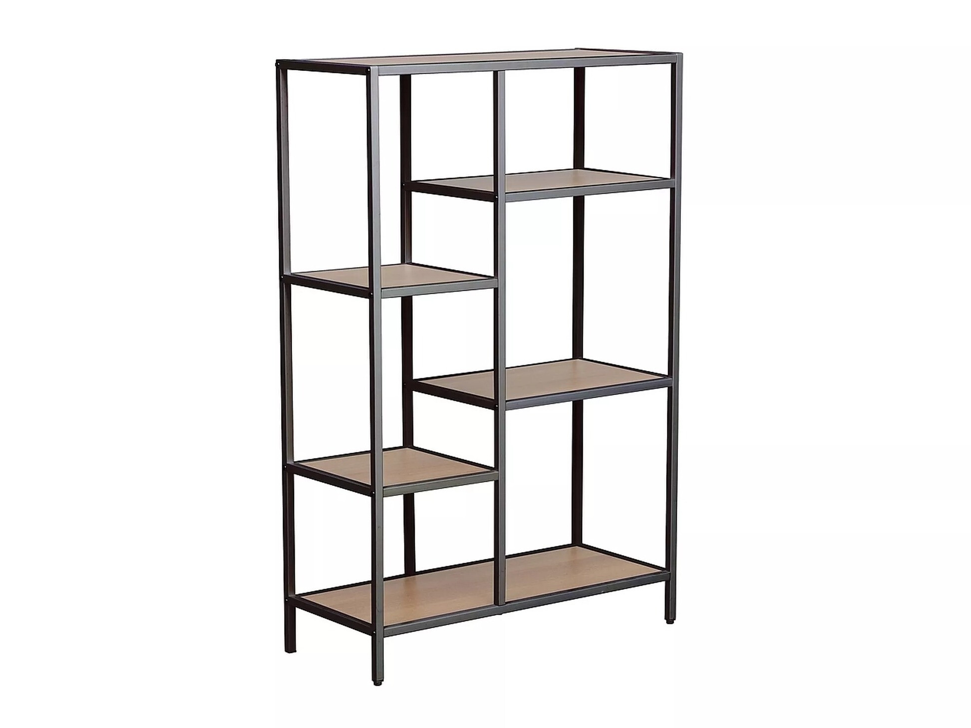 Regal Detroit 166 (Črna + Hrast)