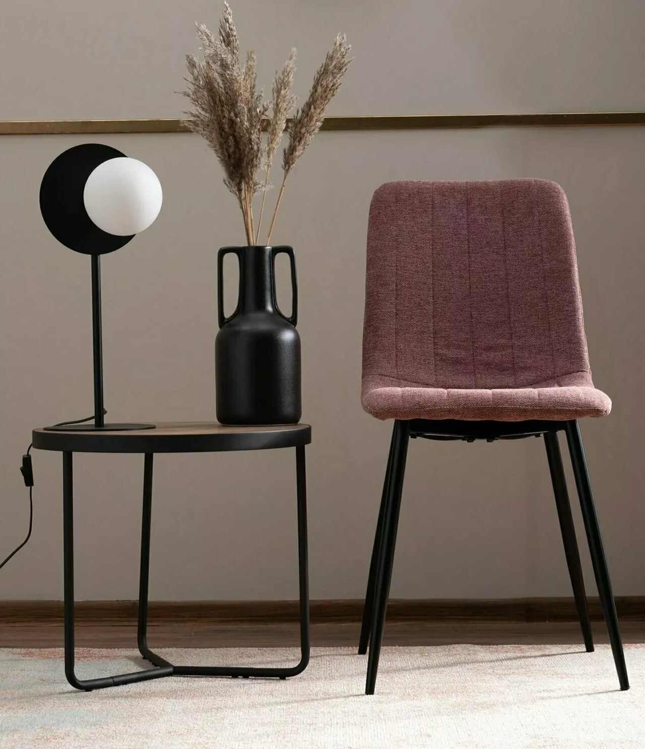 Komplet klubskih mizic Detroit 281 (Oreh)