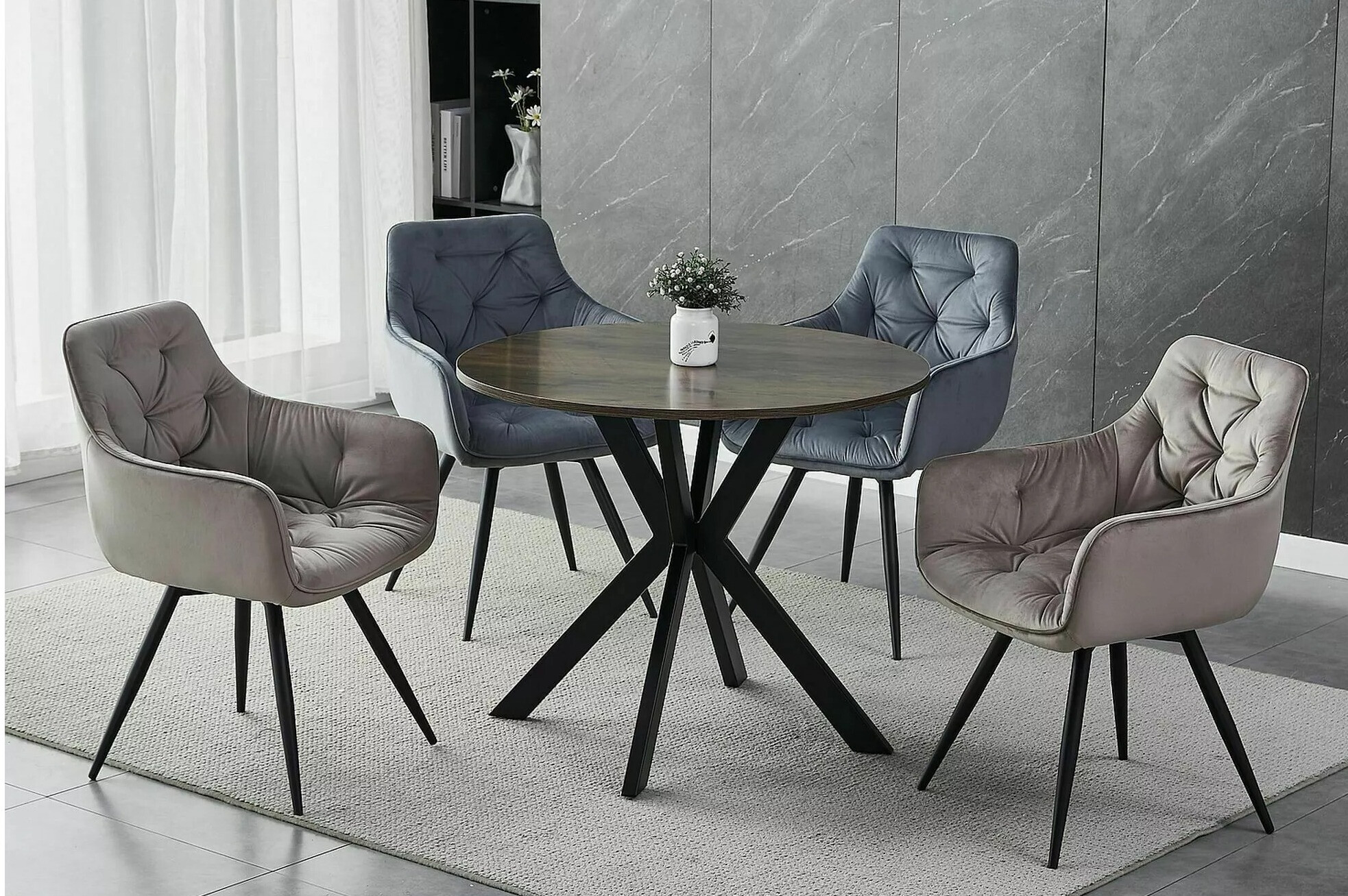 Stol Detroit 286 (Svetlo rjava)