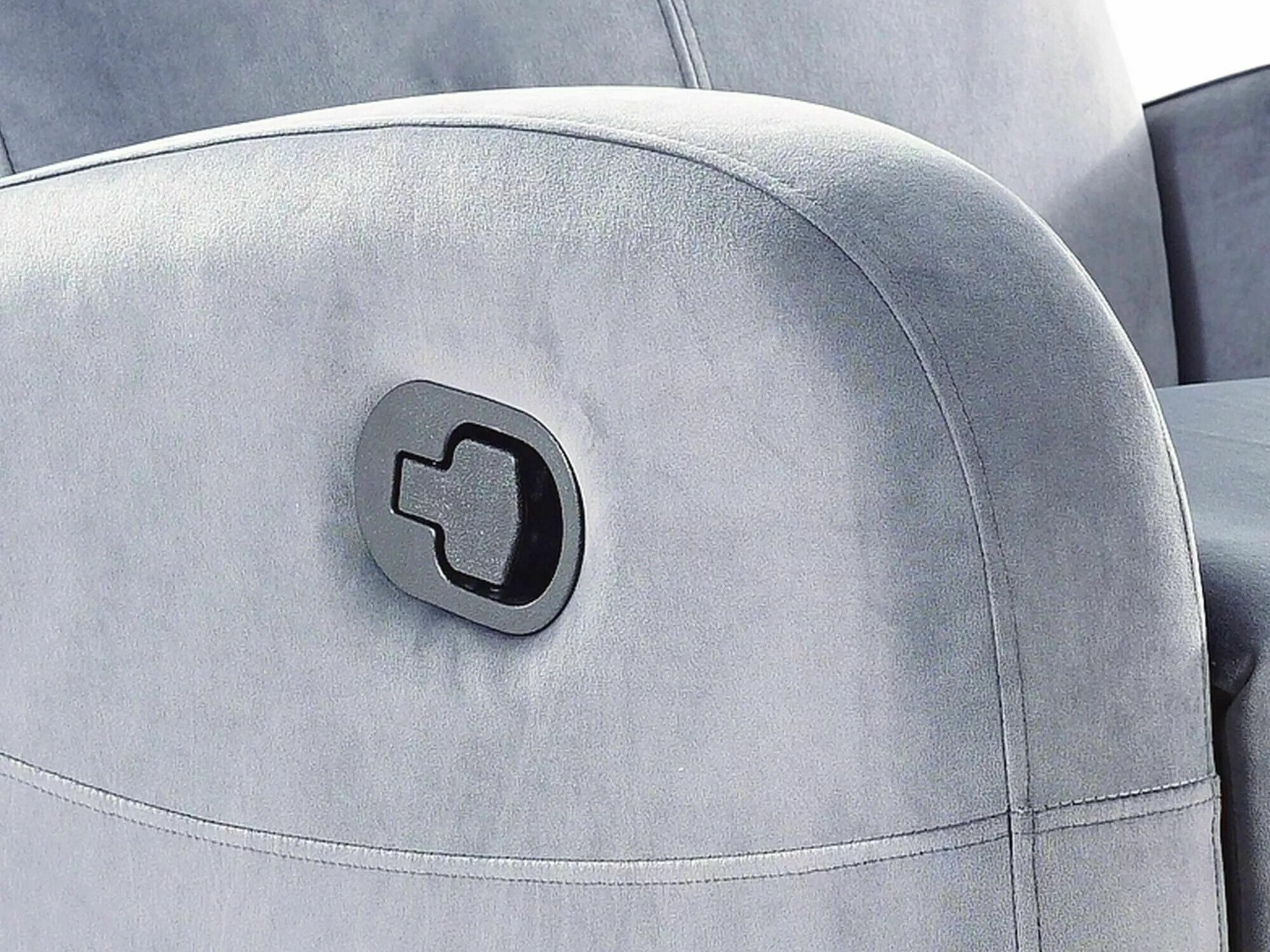 Fotelj s počivalnikom Detroit 333 (Siva)