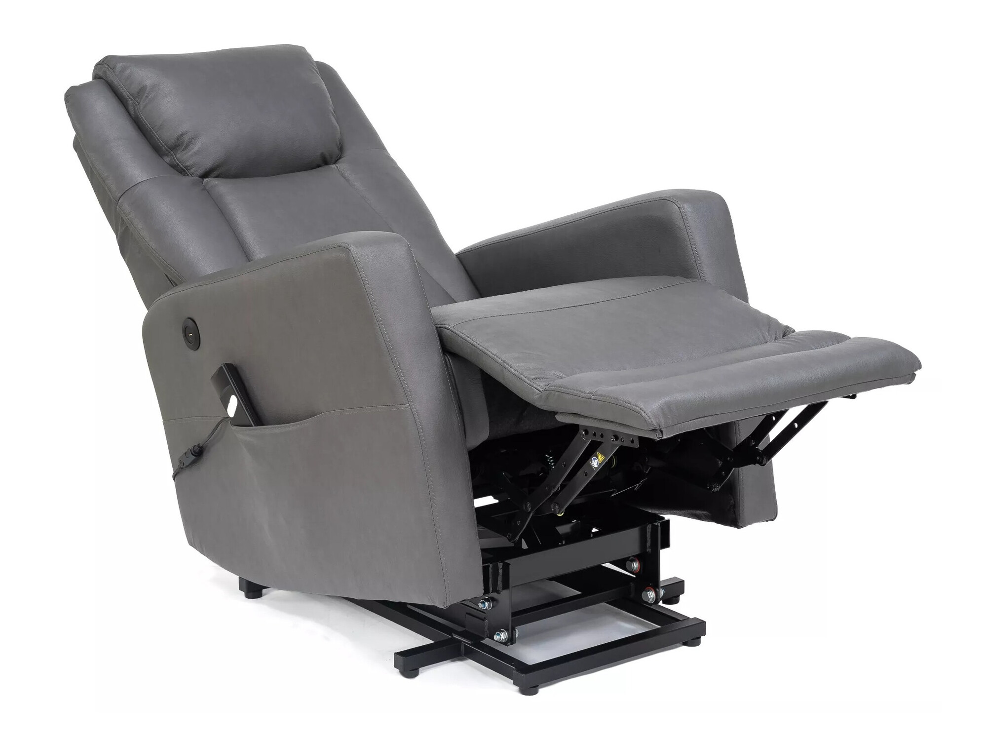 Fotelj s počivalnikom Detroit 336 (Siva)