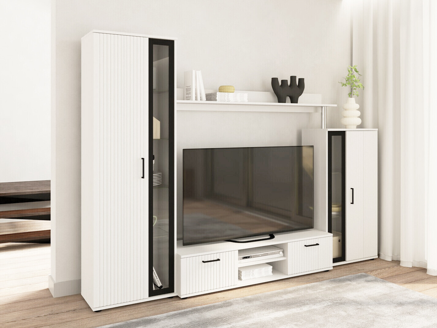 Komplet za dnevno sobo Bristol 202 (Bela)