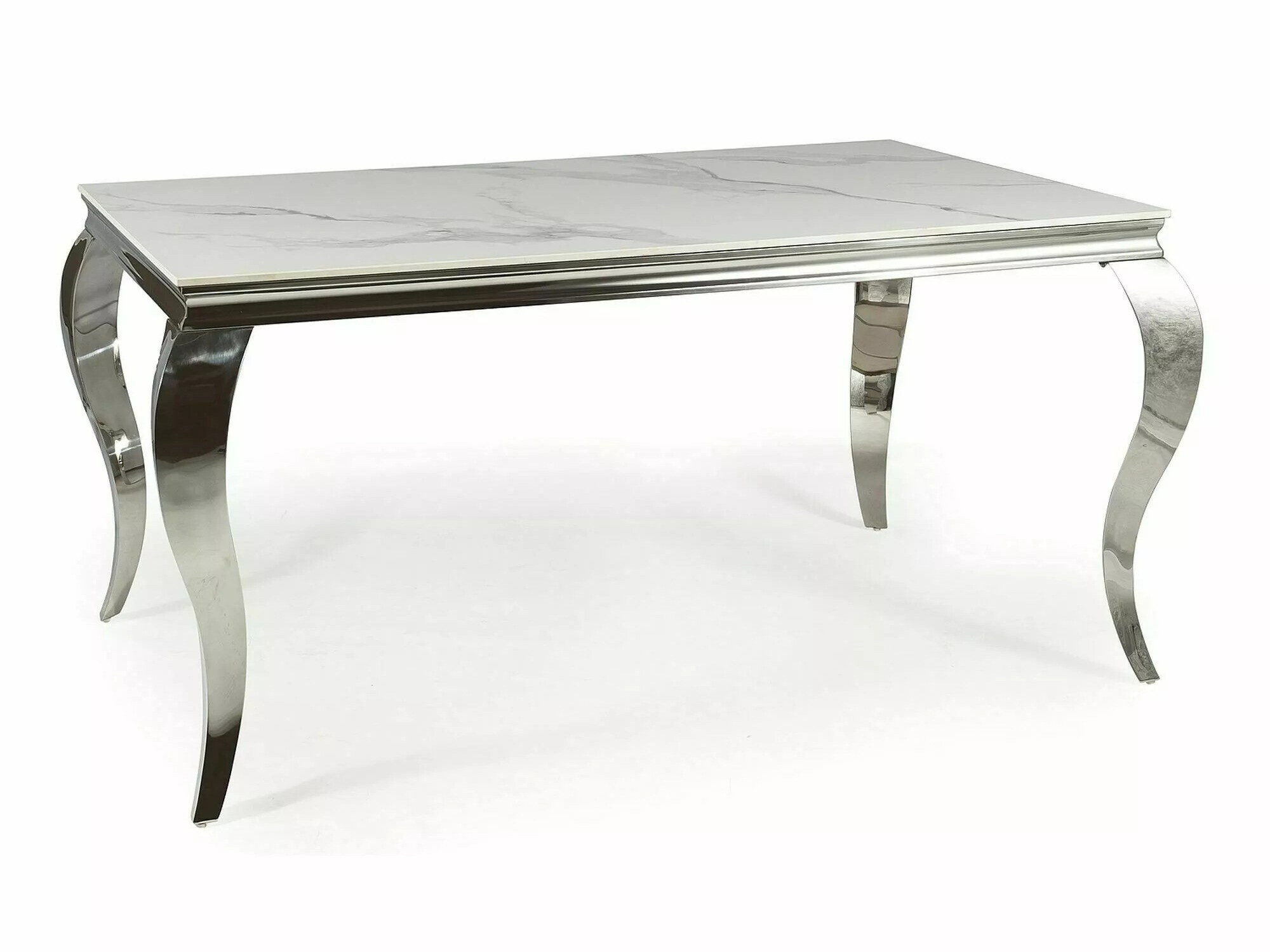 Miza Detroit 325 (Srebrna + Beli marmor)