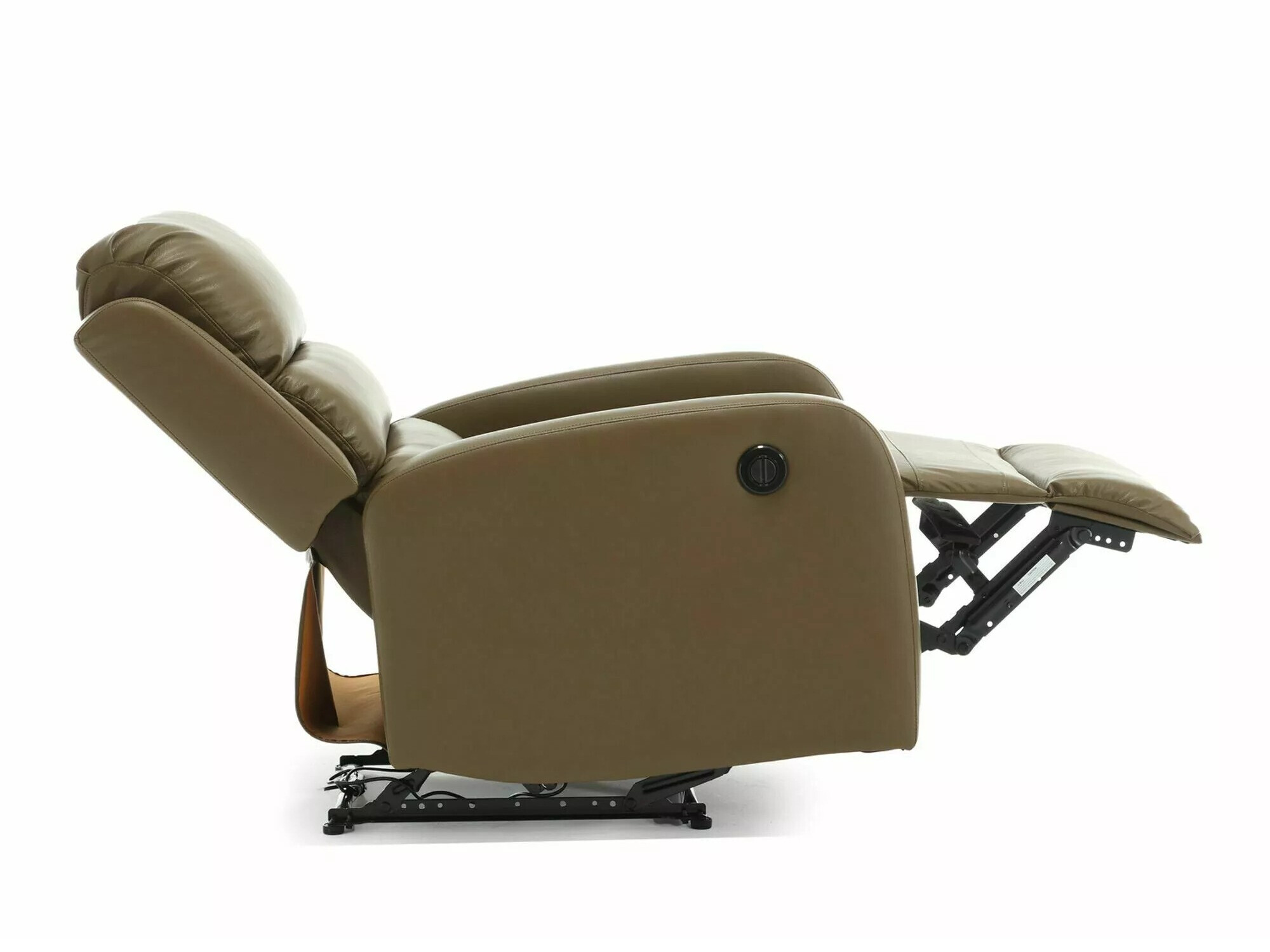 Fotelj s počivalnikom Detroit 340 (Svetla oljka)