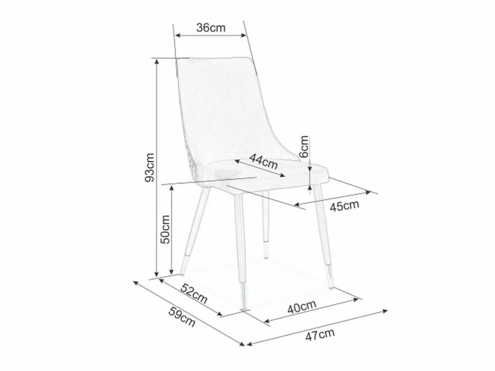Stol Detroit 347 (Bež)