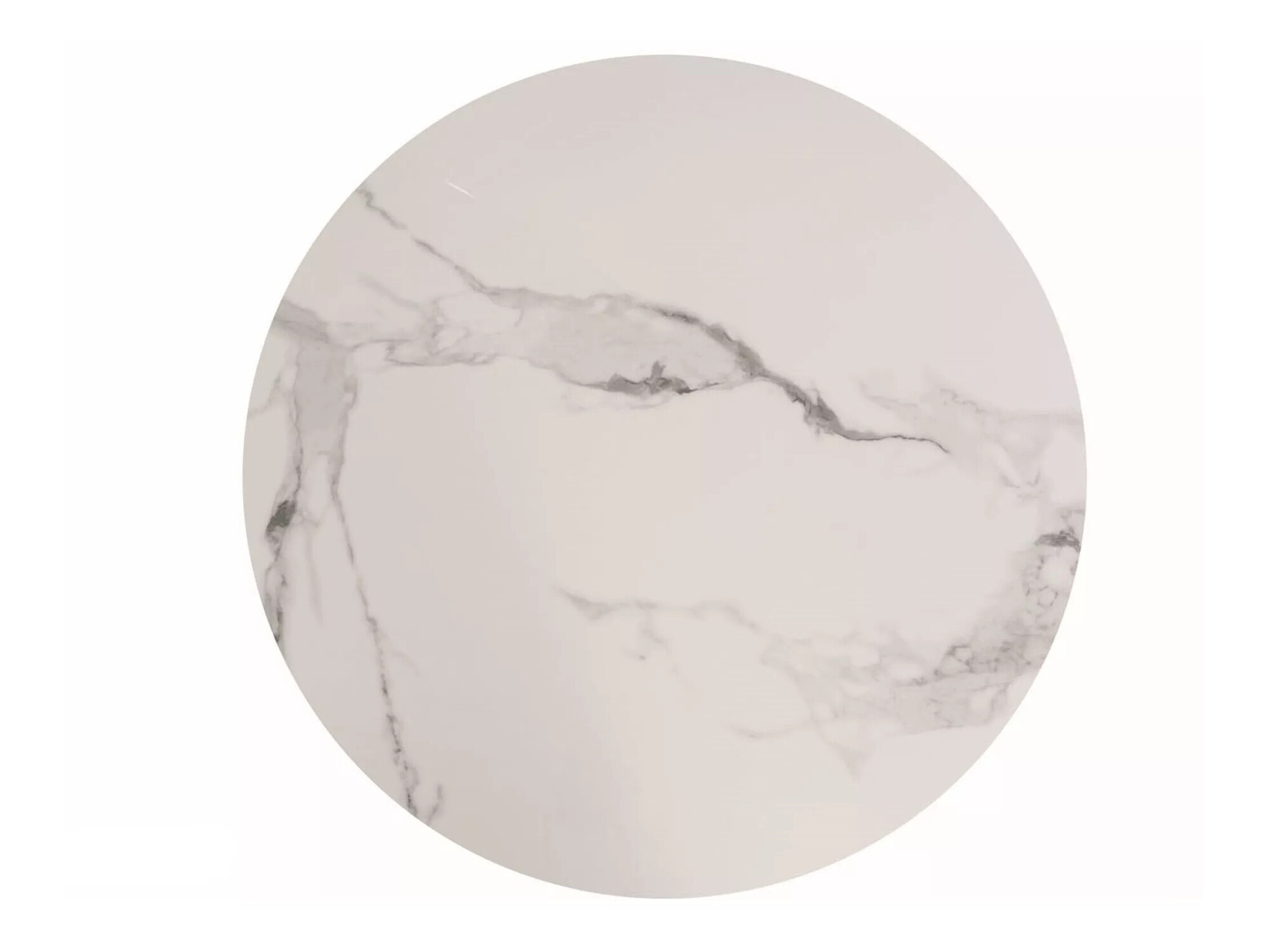 Miza Detroit 378 (Beli marmor + Bela)