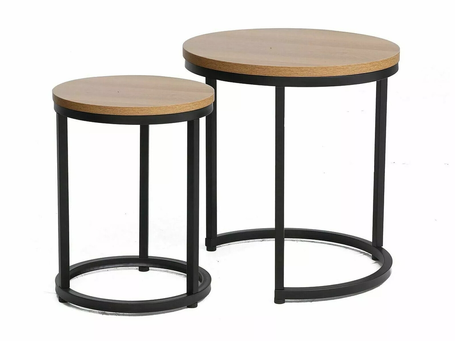 Komplet klubskih mizic Detroit 398 (Hrast)