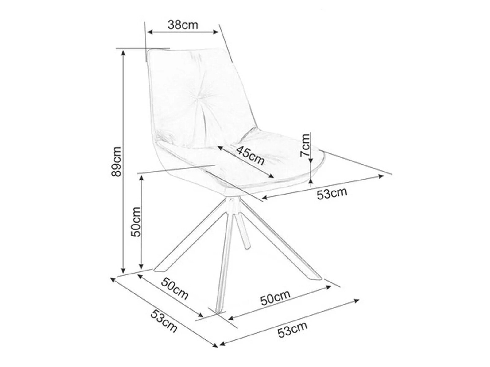 Stol Detroit 392 (Bež)