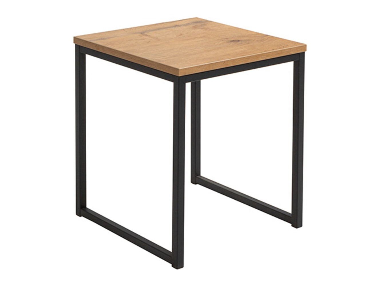 Komplet klubskih mizic Boston 256 (Hrast lancelot + Črna)