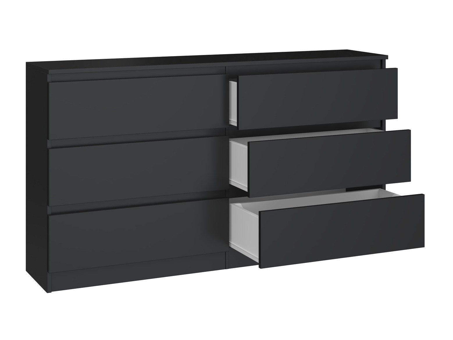 Komoda Elbvelu 102 (Črna)