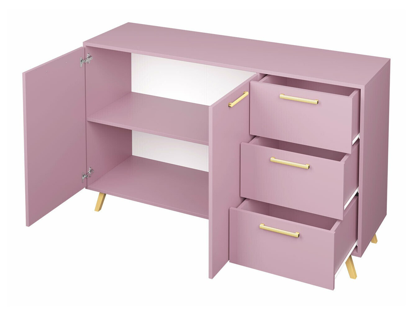 Pohištveni komplet Dortivu 150 (Vijolična)