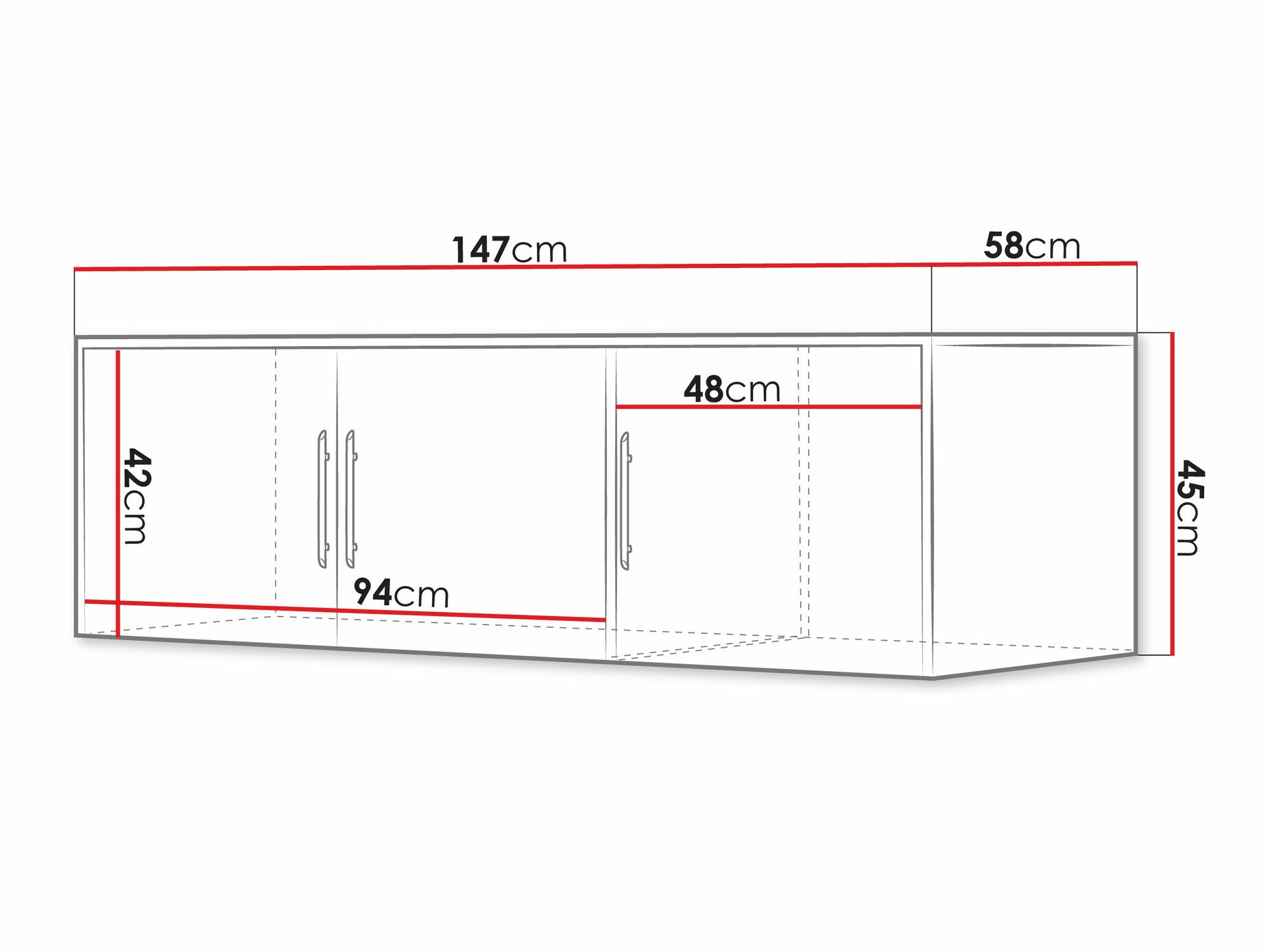 Omarica Dortivu 152 (Bela)