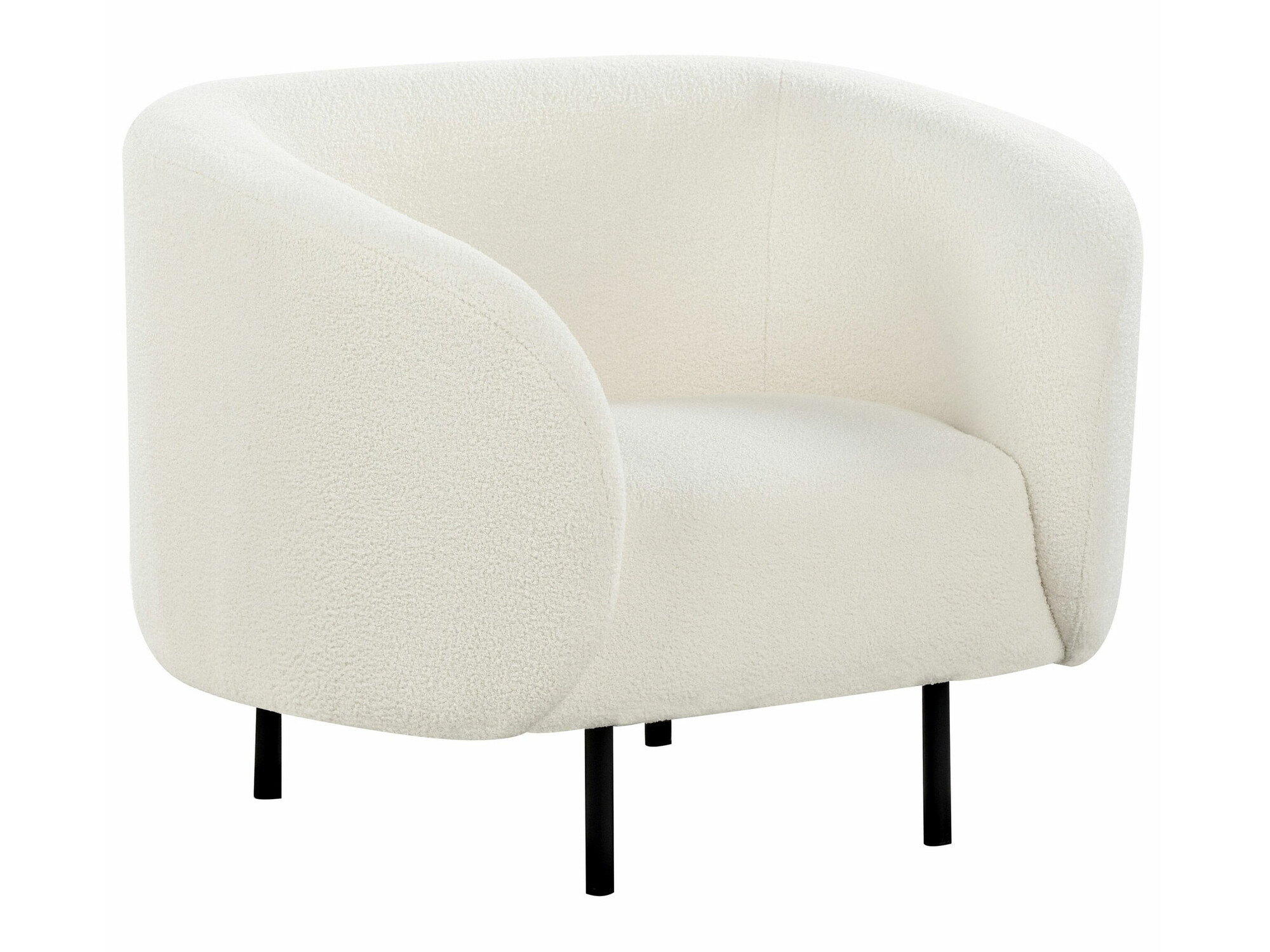 Fotelj Berwyn 122 (Bela + Črna)