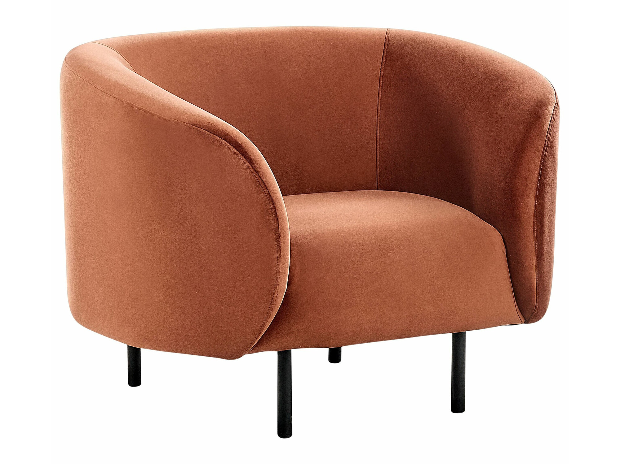 Fotelj Berwyn 2033 (Črna + Oranžna)