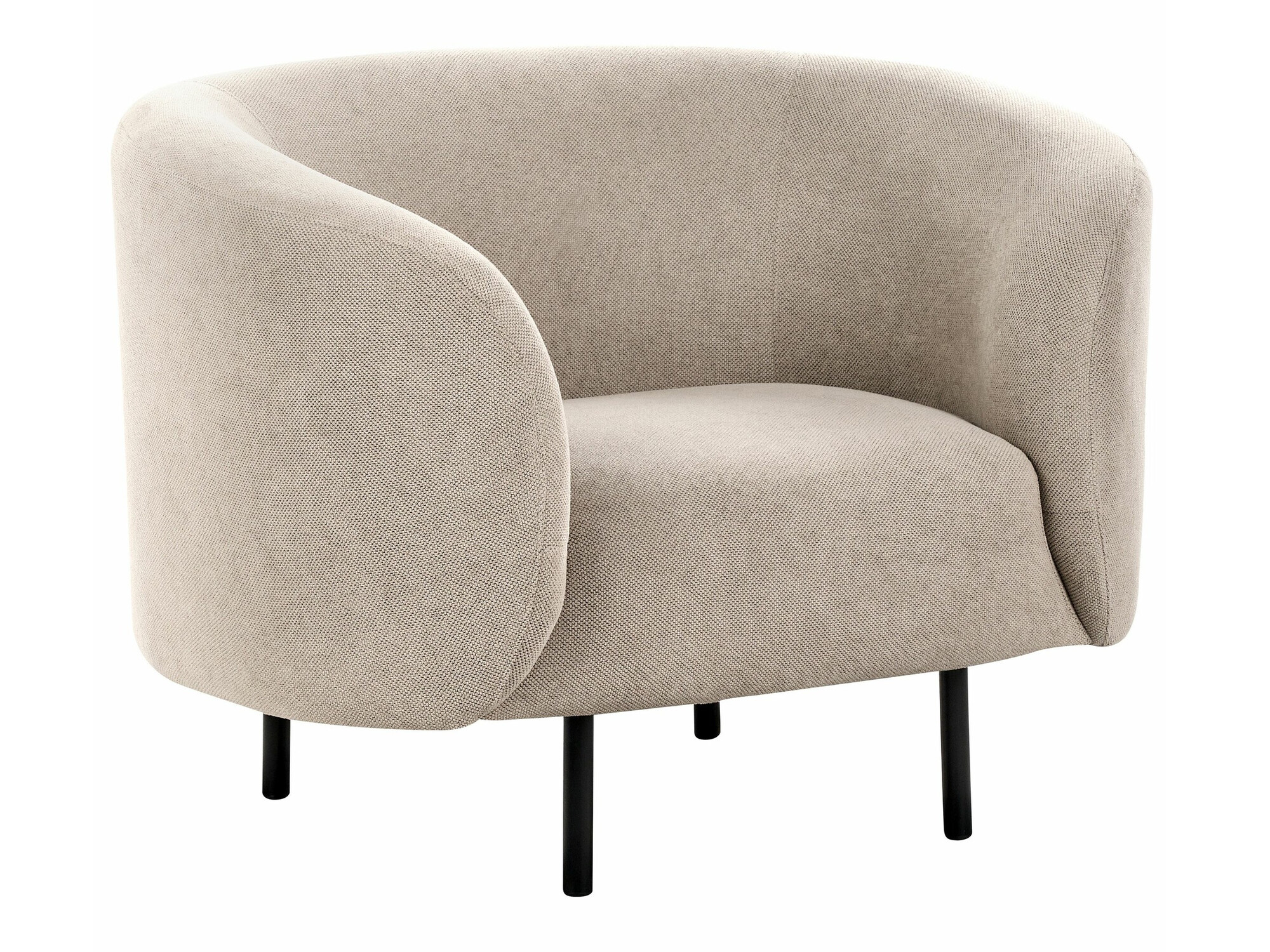 Fotelj Berwyn 2033 (Taupe + Črna)