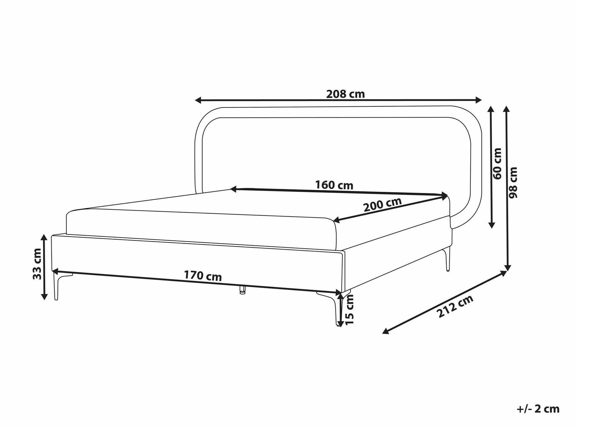 Postelja Berwyn 2027 (Bež)