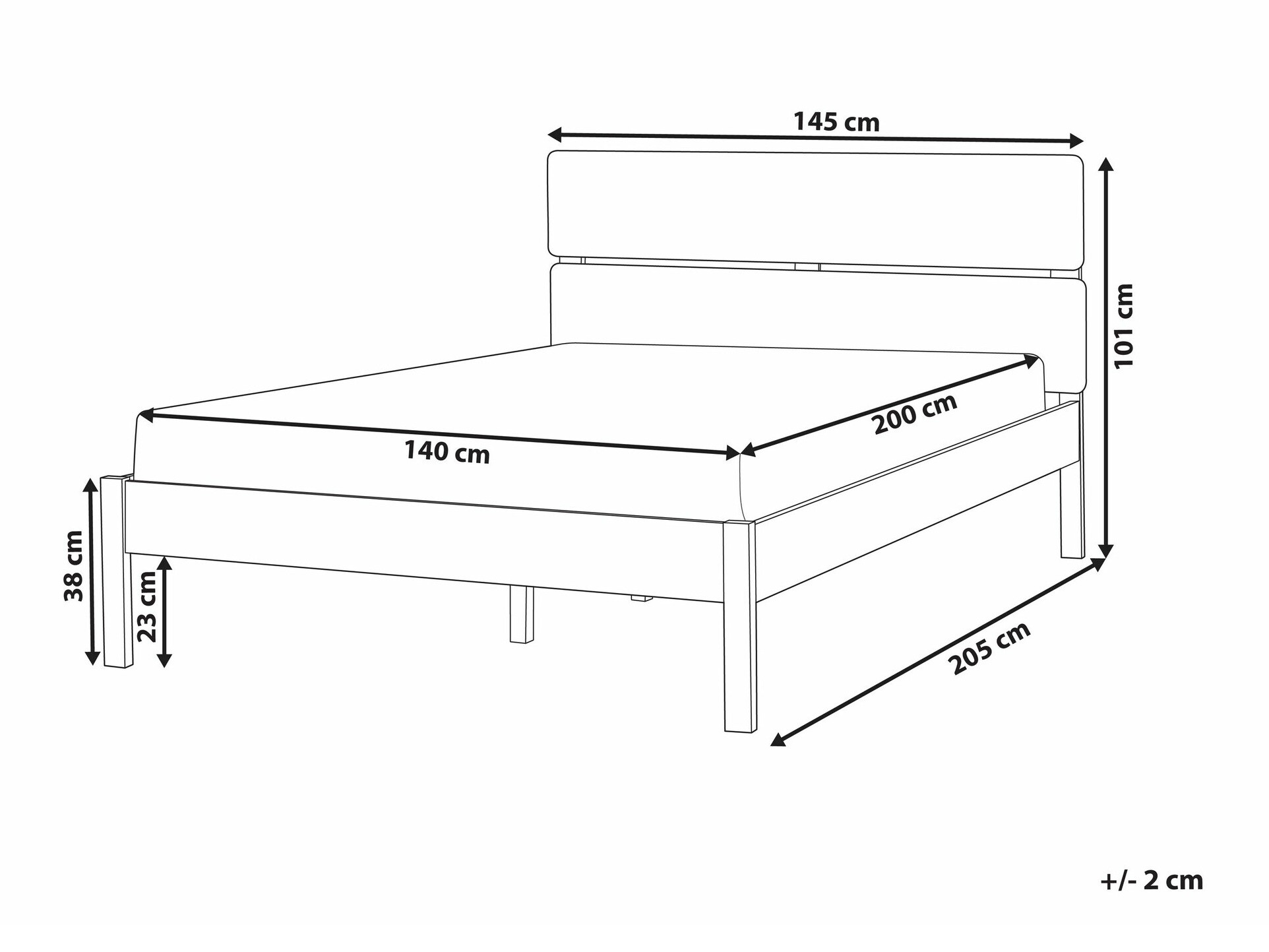 Postelja Berwyn 2035