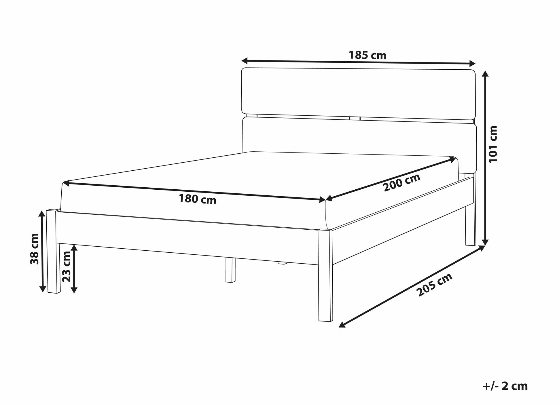 Postelja Berwyn 2035