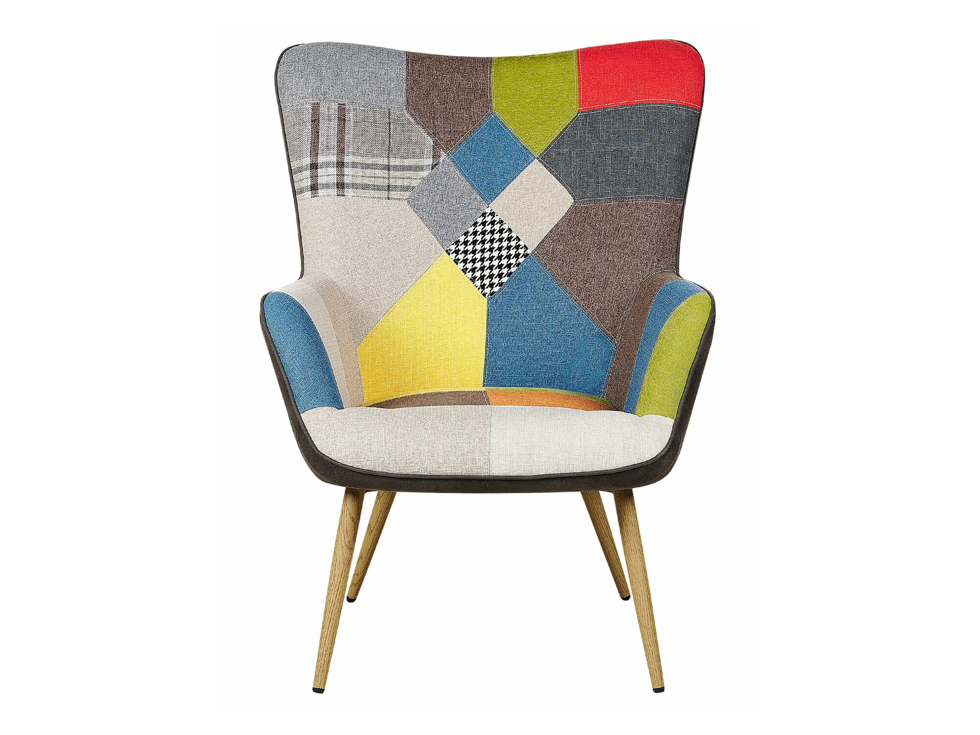 Fotelj Berwyn 2048 (Črna + Modra + Rumena)