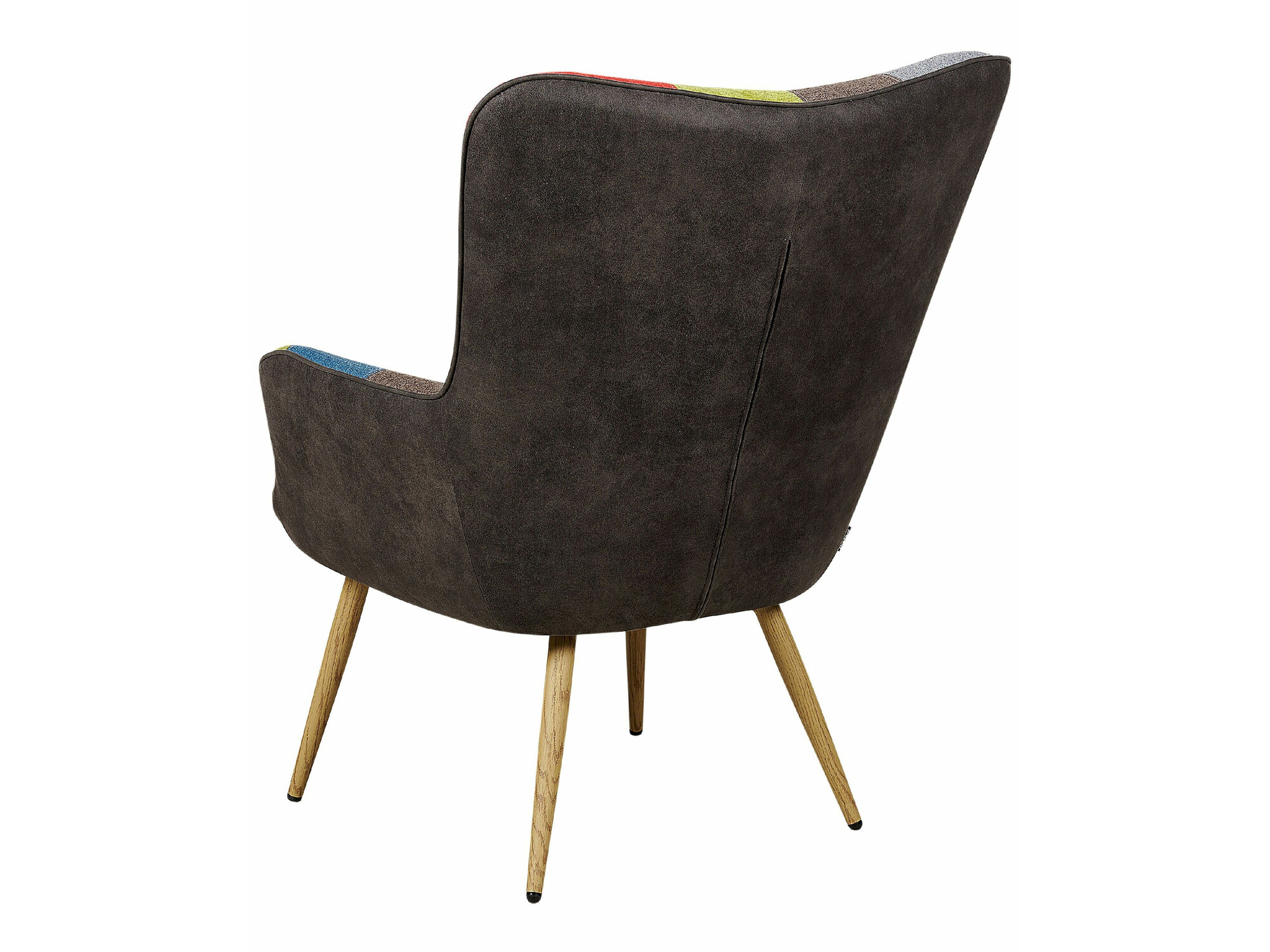 Fotelj Berwyn 2048 (Črna + Modra + Rumena)