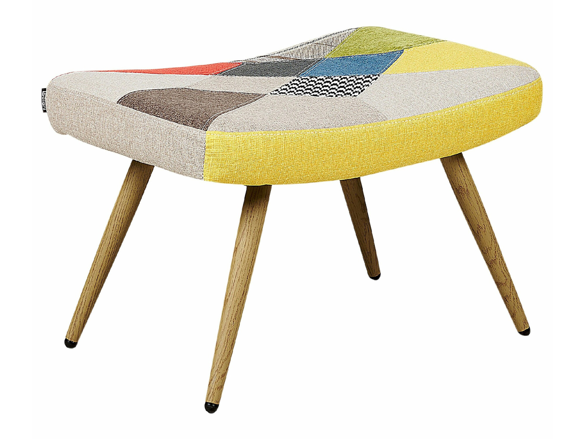 Fotelj Berwyn 2048 (Črna + Modra + Rumena)