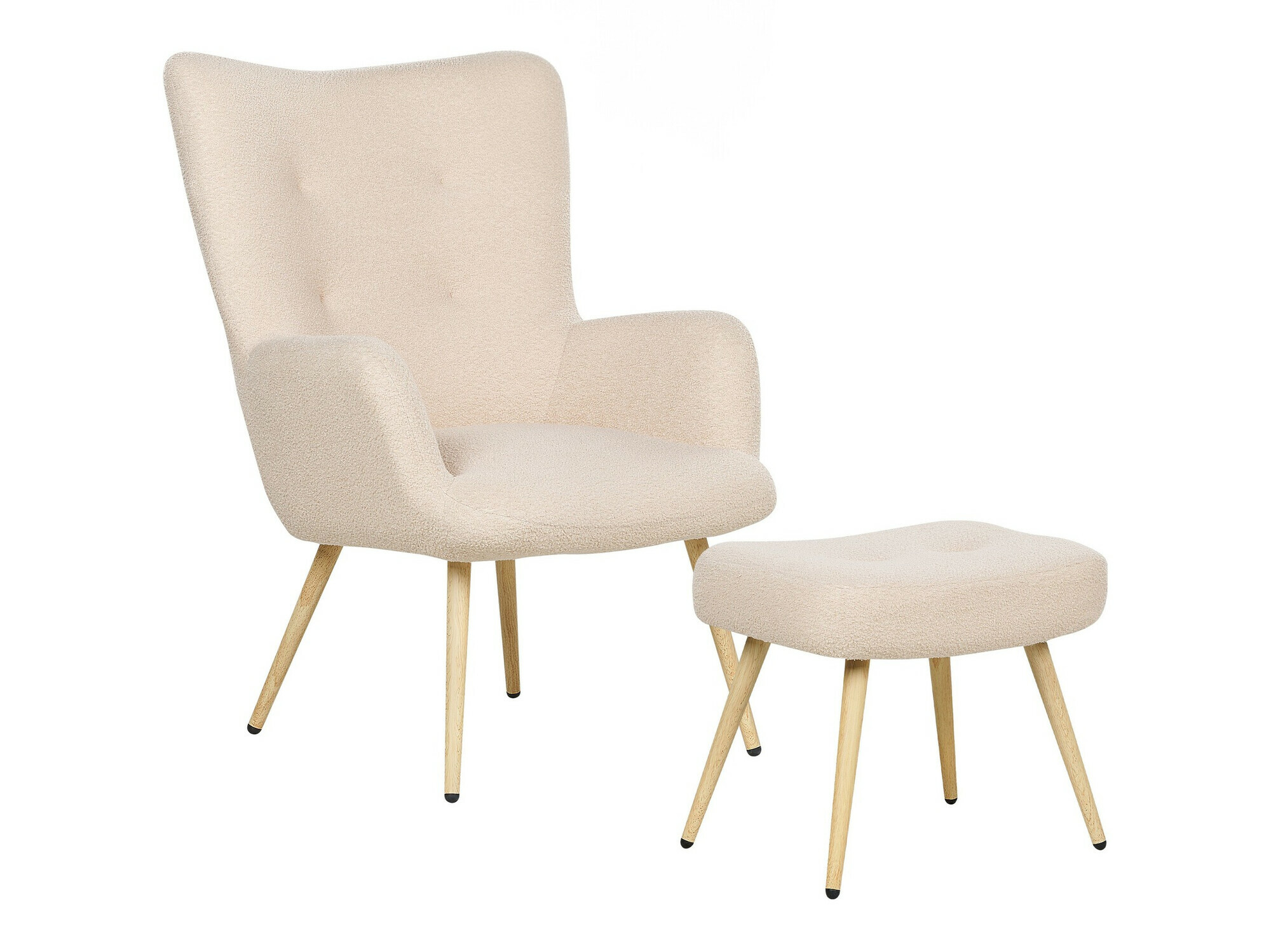 Fotelj Berwyn 450 (Beige + Svetel les)