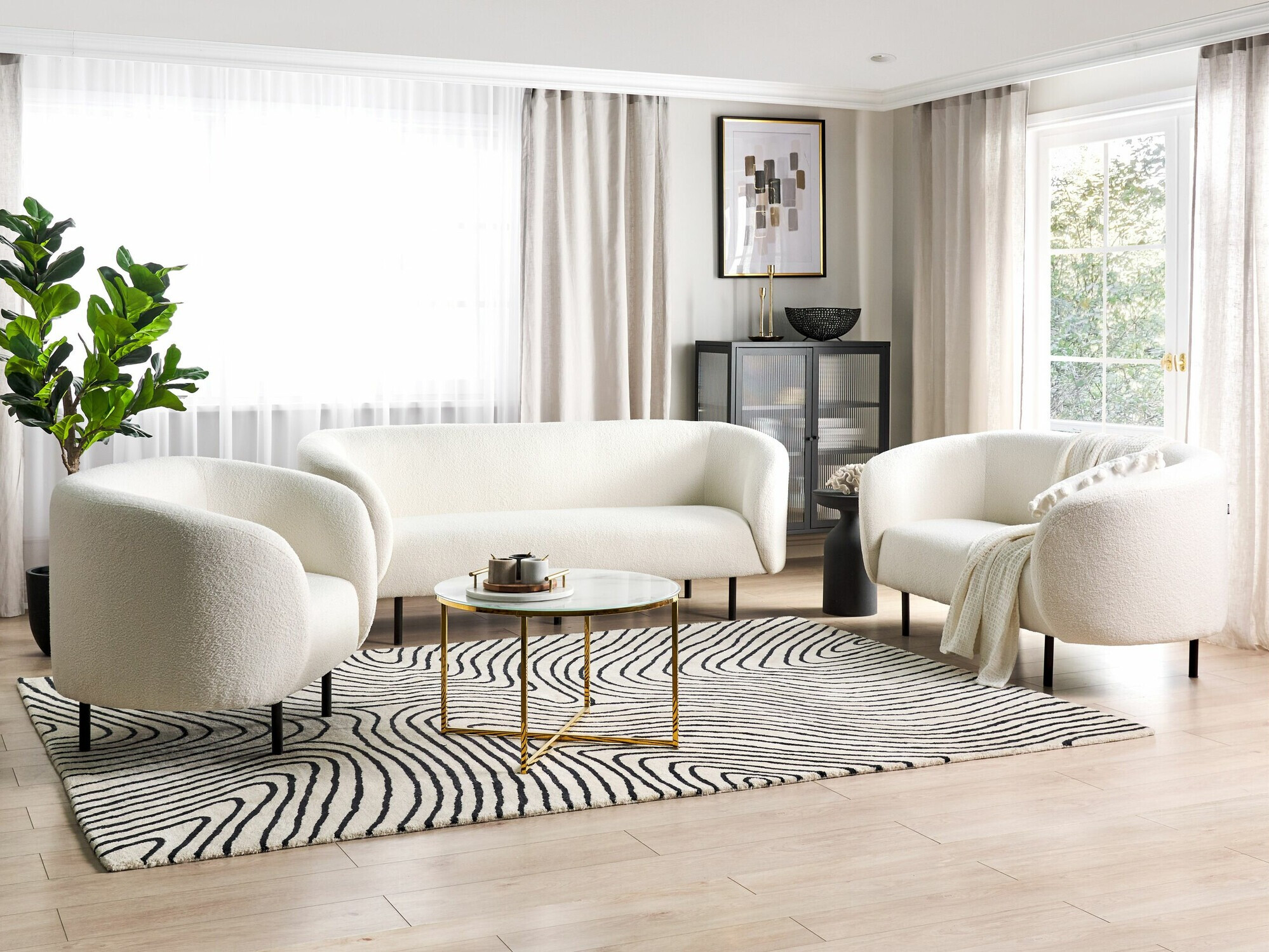 Kavč Berwyn 2047 (Bela + Črna)