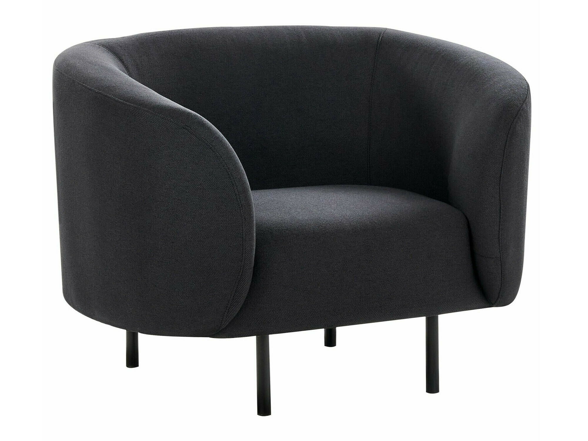 Komplet oblazinjenega pohištva Berwyn 2049 (Črna)