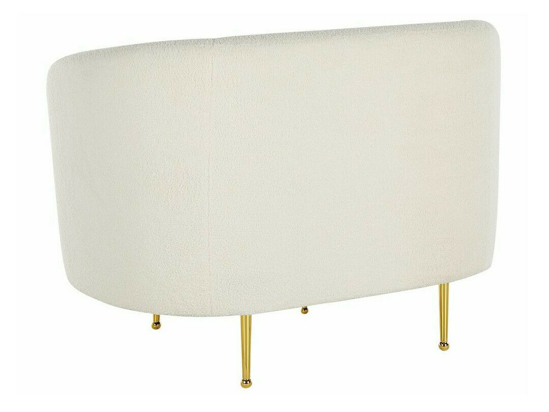 Komplet oblazinjenega pohištva Berwyn 2050 (Bela + Zlata)