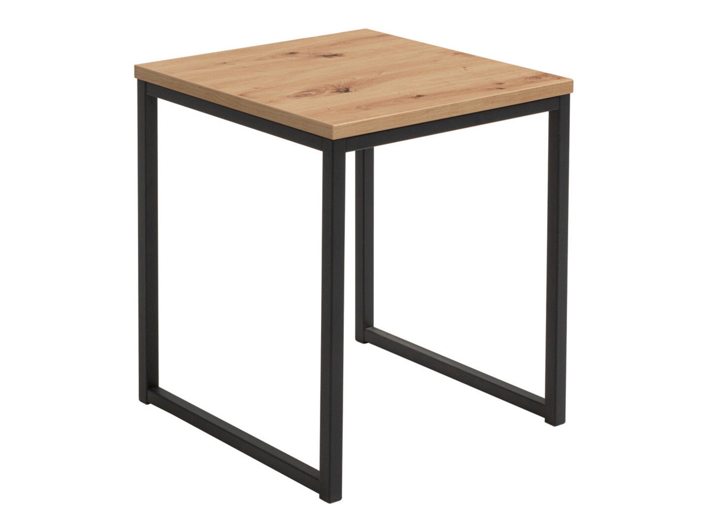 Klubska mizica Boston 252 (Artisan hrast + Črna)