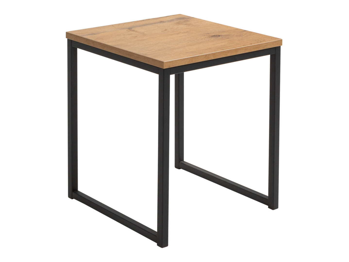 Klubska mizica Boston 252 (Hrast lancelot + Črna)