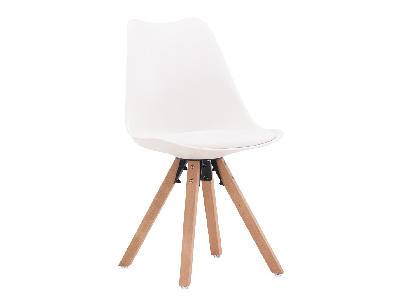 Jedilniški komplet Dallas 4467 (Bela + Svetel les)