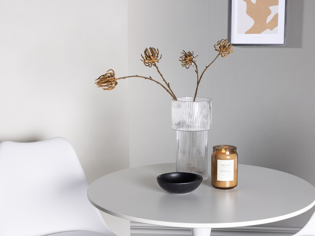 Jedilniški komplet Dallas 4467 (Bela + Svetel les)