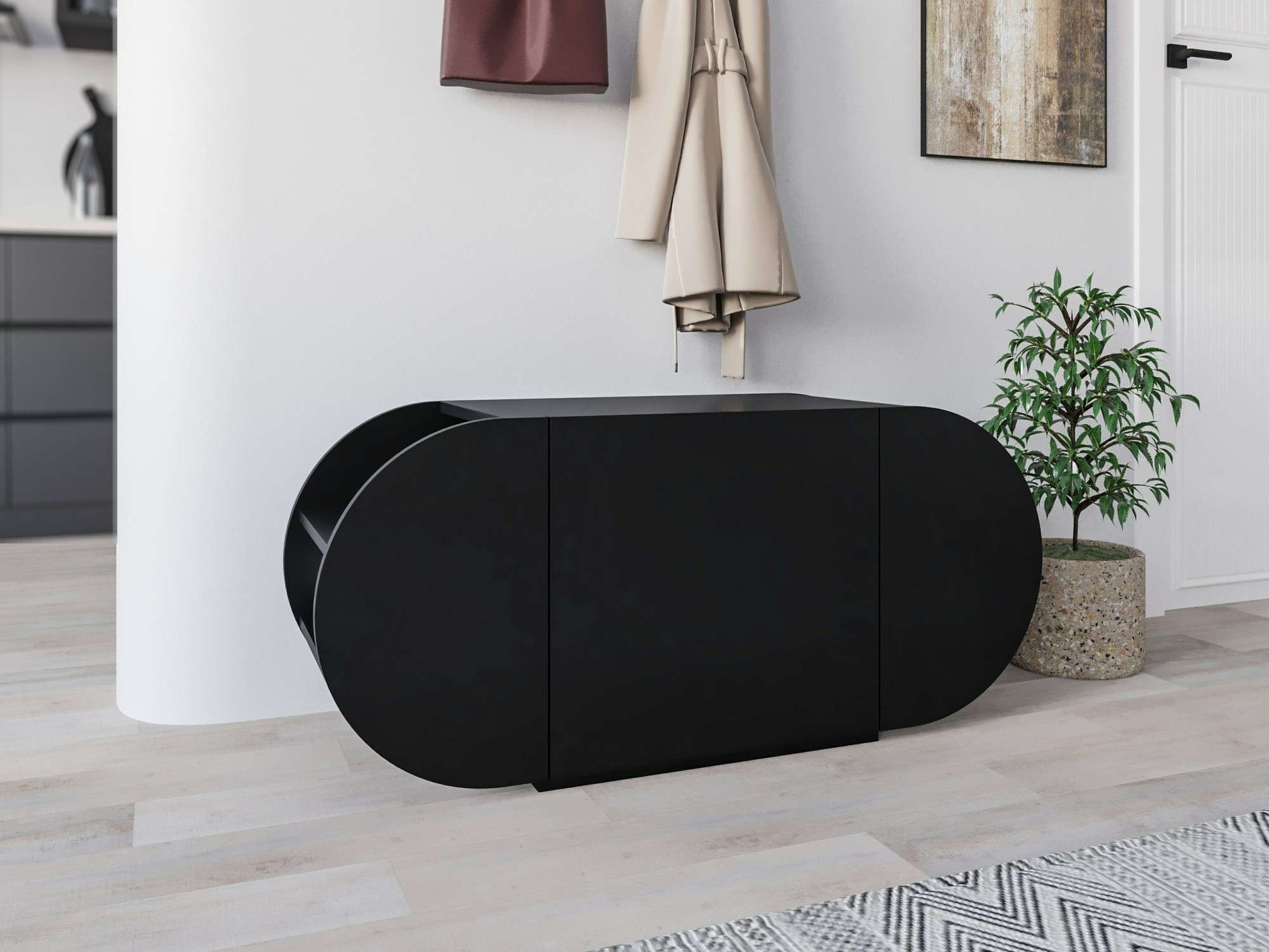 Omarica za čevlje Kailua 2145 (Črna)