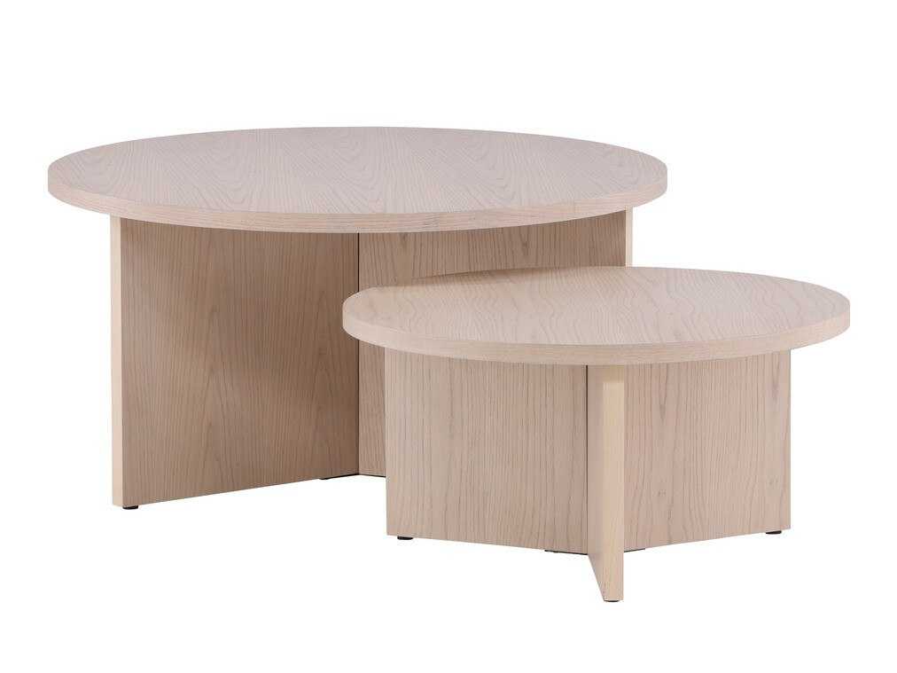 Komplet klubskih mizic Dallas 4475 (Svetel les)