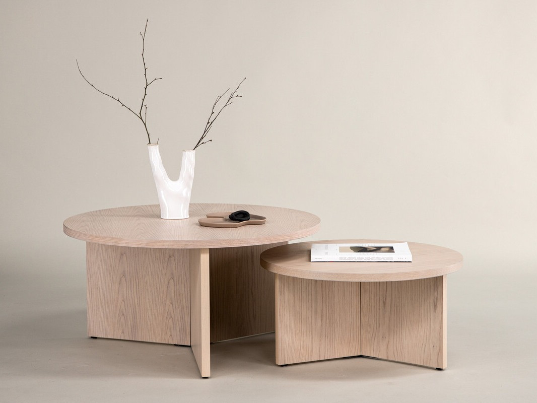 Komplet klubskih mizic Dallas 4475 (Svetel les)