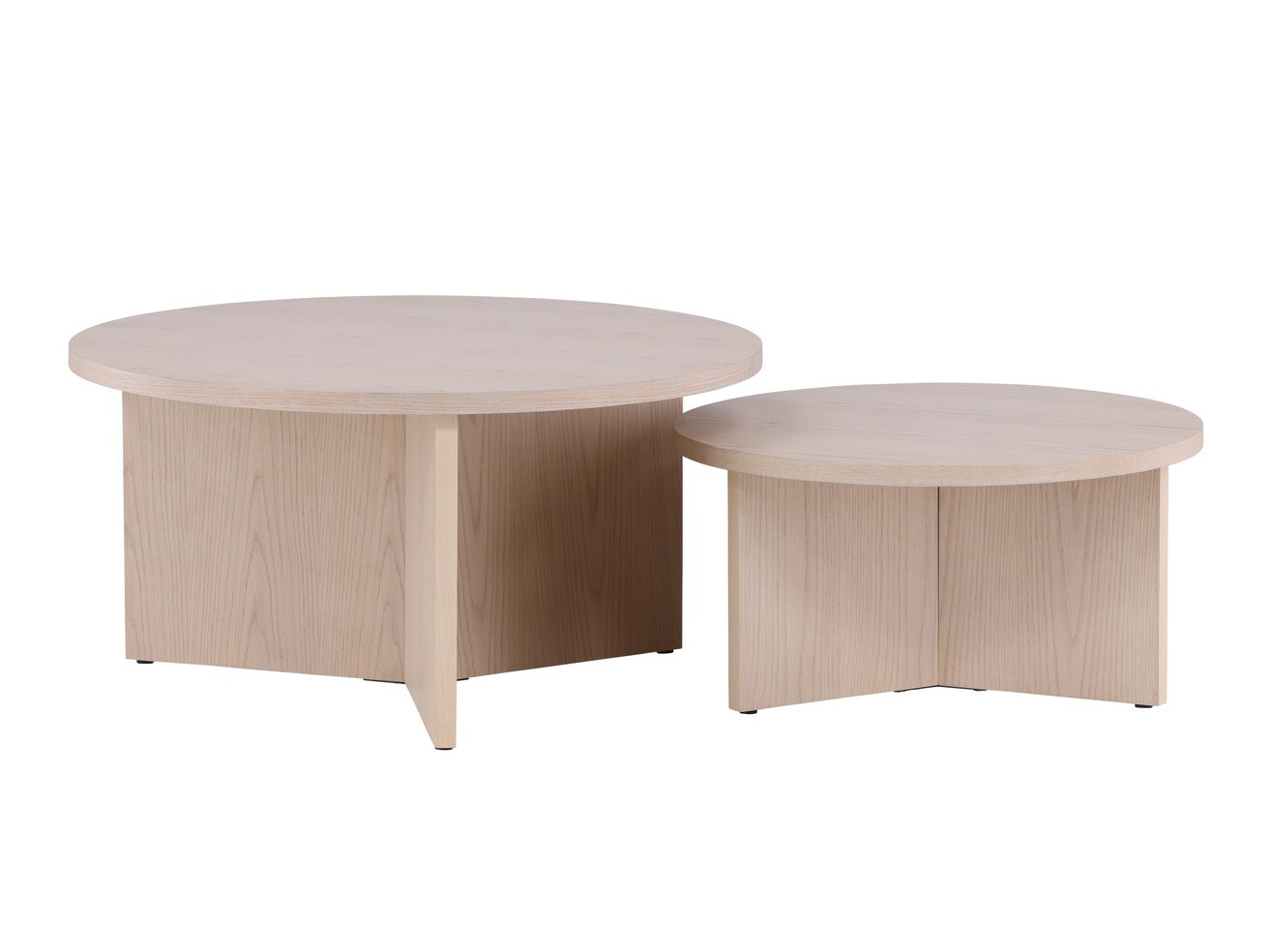 Komplet klubskih mizic Dallas 4475 (Svetel les)