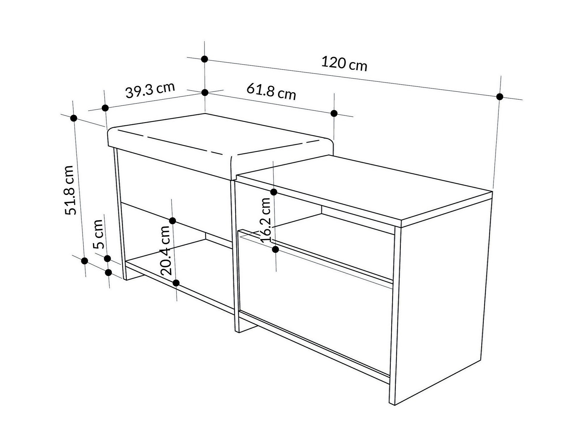 Omarica za čevlje Kailua 2146 (Antracit)