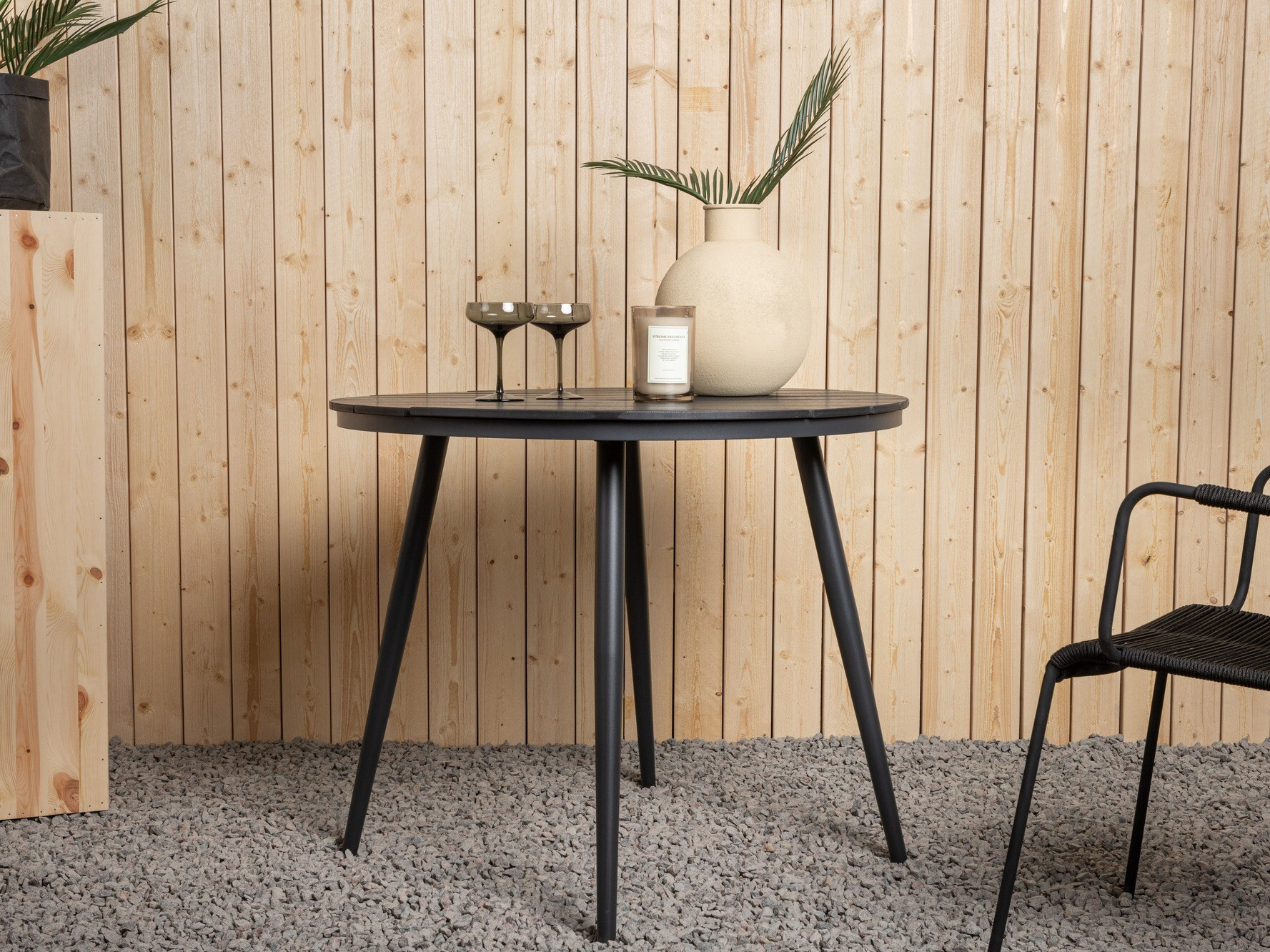 Vrtna miza Dallas 2463 (Črna)