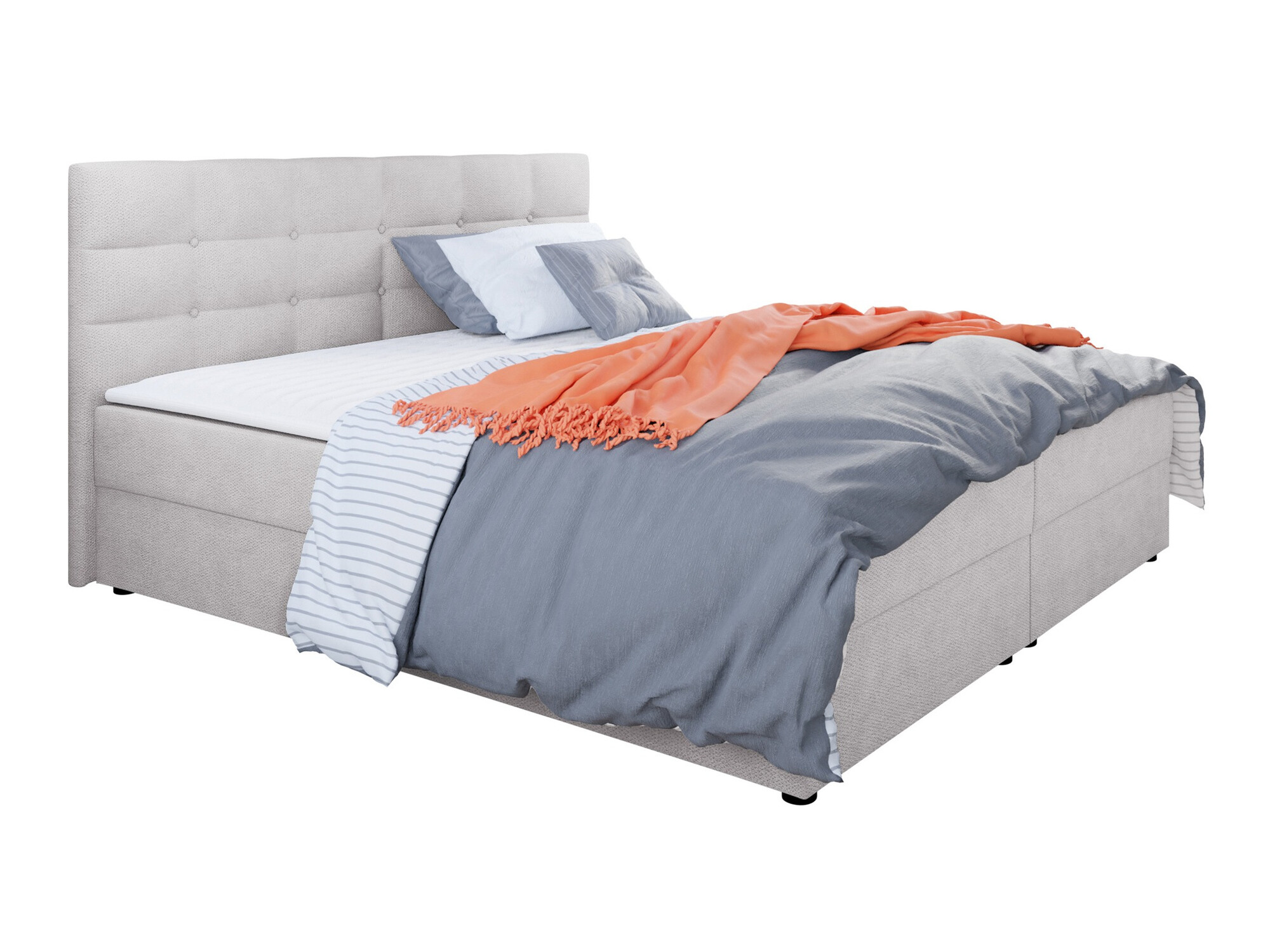 Boxspring postelja Memphis 114 (Rico 20)
