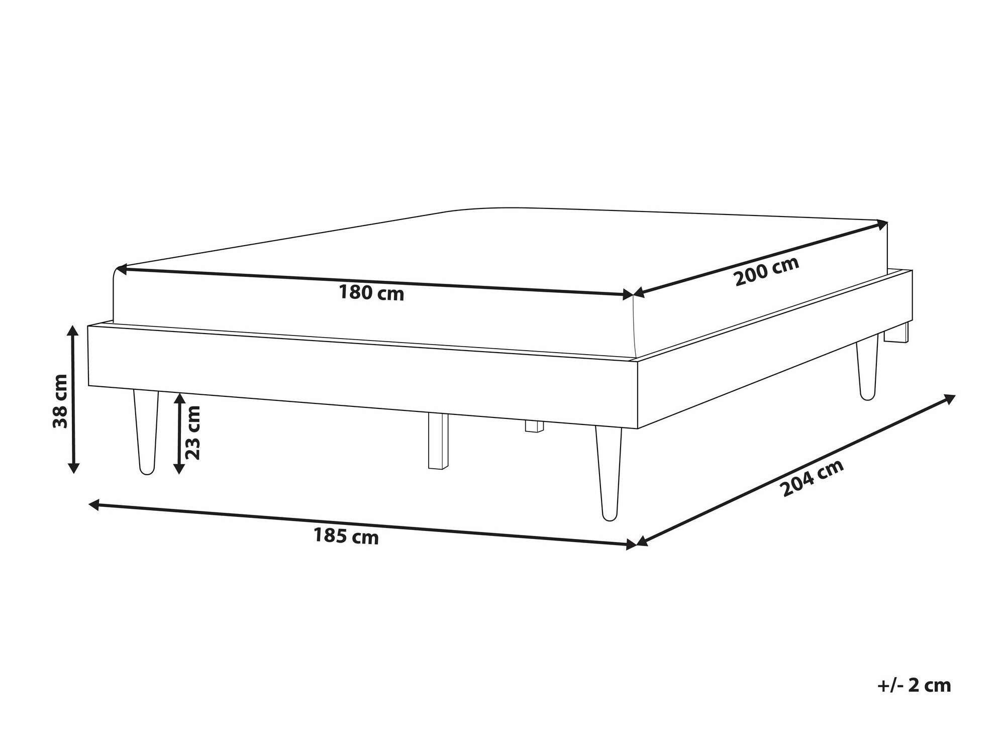 Postelja Berwyn 2088 (Svetel les)