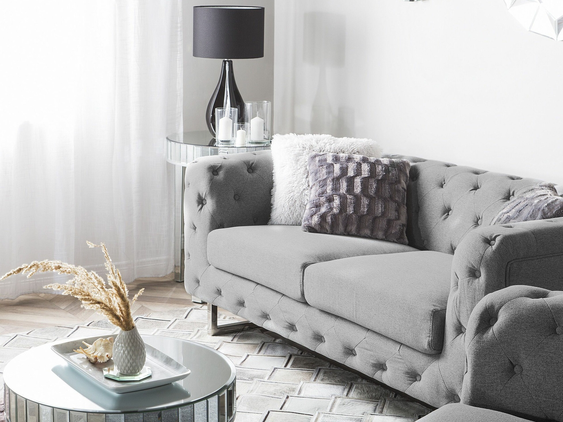 Kavč chesterfield Berwyn 2090 (Siva)